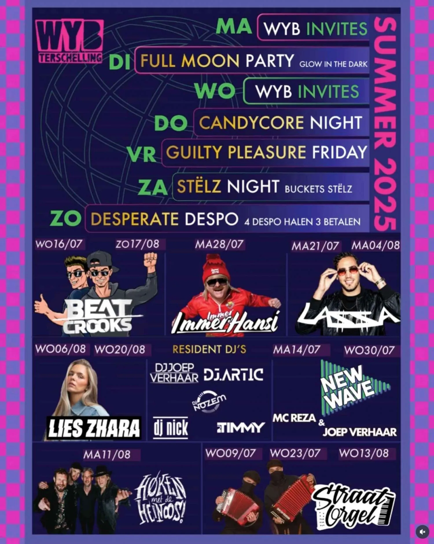 program wyb terschelling 2025